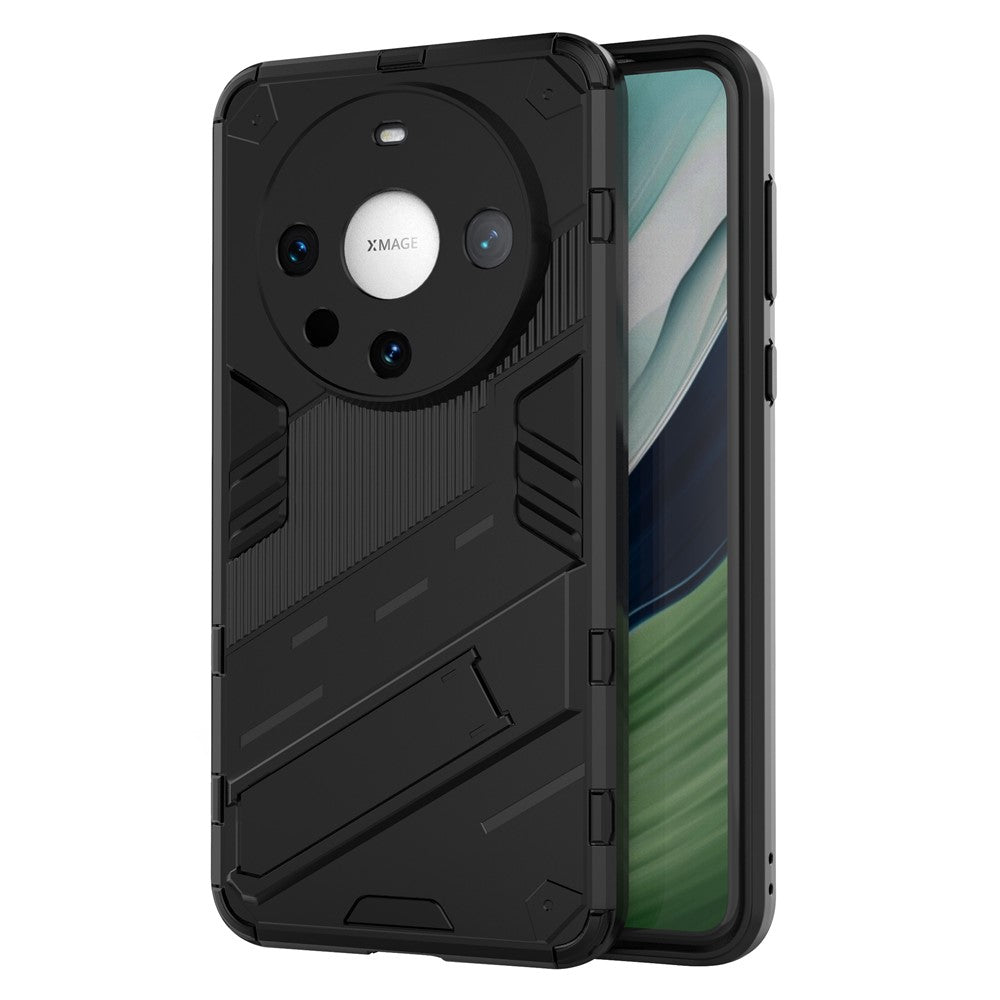For Huawei Mate 60 Pro Kickstand Back Cover PC+TPU Shockproof Smartphone Case