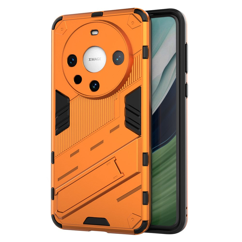 For Huawei Mate 60 Pro Kickstand Back Cover PC+TPU Shockproof Smartphone Case