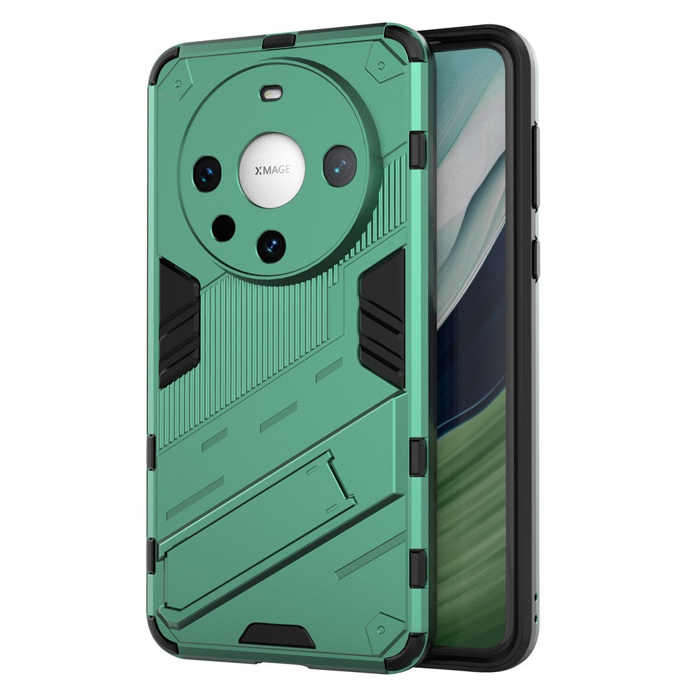 For Huawei Mate 60 Pro Kickstand Back Cover PC+TPU Shockproof Smartphone Case