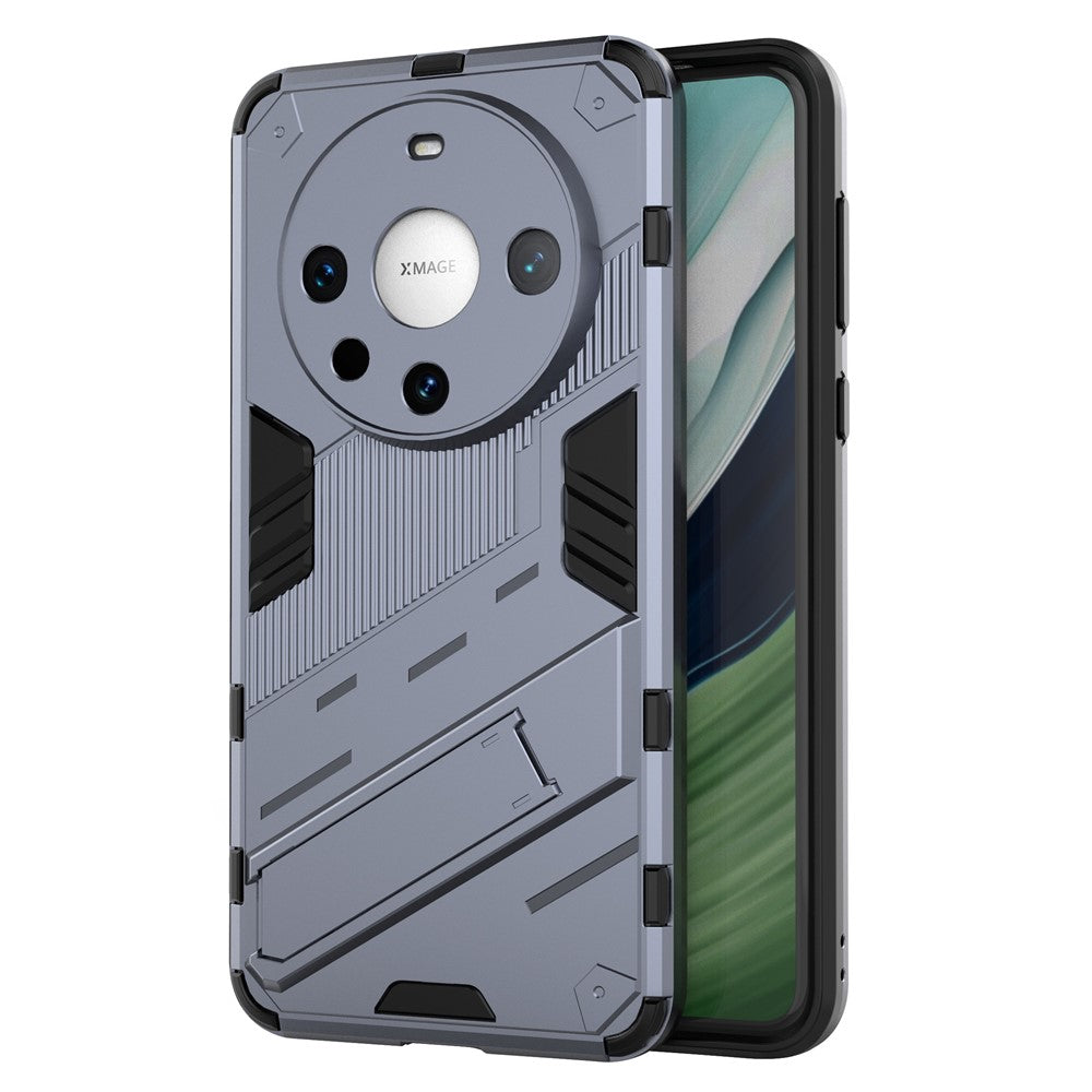 For Huawei Mate 60 Pro Kickstand Back Cover PC+TPU Shockproof Smartphone Case
