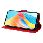Mobile Phone Case for Oppo A58 4G , Wallet Stand Shell PU Leather Sunflower Imprinted Phone Cover