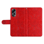 Mobile Phone Case for Oppo A58 4G , Wallet Stand Shell PU Leather Sunflower Imprinted Phone Cover