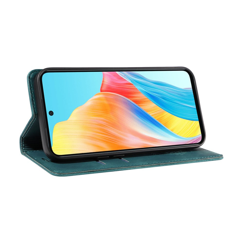 BETOPNICE 003 For Oppo A58 4G RFID Blocking Wallet PU Leather Shell Flip Stand Phone Case