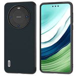 ABEEL För Huawei Mate 60 Texturerat mobilskal Äkta Koläder Belagd PC+TPU Stötsäkert Skal
