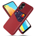 Phone Case for Oppo A78 4G , Cloth+PU+PC Protective Phone Cover with Card Holder
