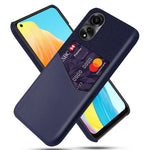Phone Case for Oppo A78 4G , Cloth+PU+PC Protective Phone Cover with Card Holder