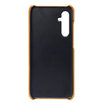 For Samsung Galaxy M34 5G / F34 5G Cell Phone Cover PU Leather Coated PC Protective Case with Dual Card Slots