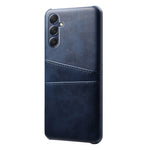 For Samsung Galaxy M34 5G / F34 5G Cell Phone Cover PU Leather Coated PC Protective Case with Dual Card Slots