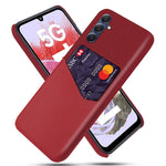 Kortholder telefoncover til Samsung Galaxy M34 5G / F34 5G Beskyttende cover i stoftryk PU+PC-telefoncover