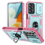 Til Samsung Galaxy A23 4G / 5G (global version) PC+TPU Kickstand Cover Telefonetui med Skydbart Kameralåg