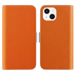 Phone Case for iPhone 15 Plus , Stand Wallet Litchi Texture Candy Color PU Leather Flip Cover