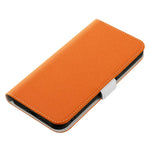 Phone Case for iPhone 15 Plus , Stand Wallet Litchi Texture Candy Color PU Leather Flip Cover