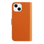 Phone Case for iPhone 15 Plus , Stand Wallet Litchi Texture Candy Color PU Leather Flip Cover
