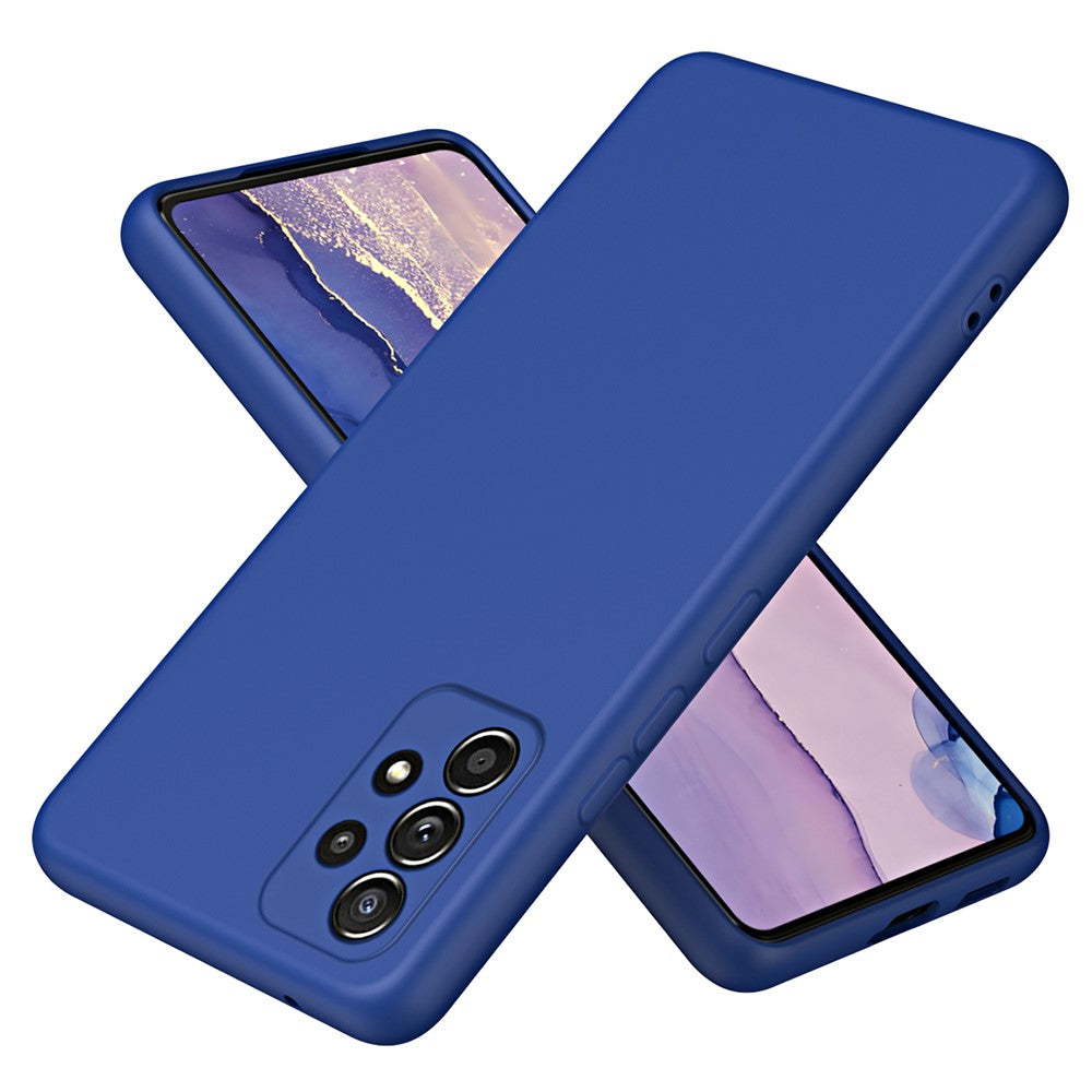 Gummerat 2,2 mm TPU-mobilskal för Samsung Galaxy A52 4G / 5G / A52s 5G, stötdämpande fiberfoder