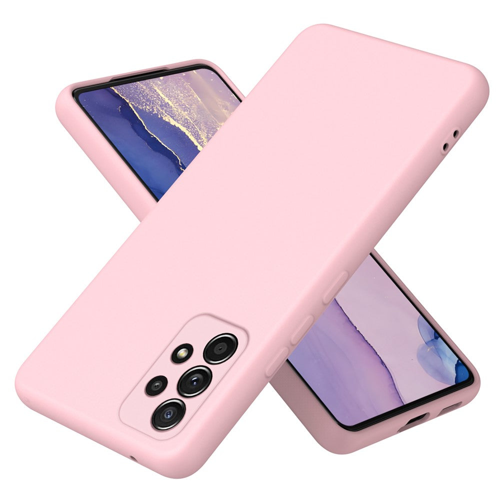 Gummerat 2,2 mm TPU-mobilskal för Samsung Galaxy A52 4G / 5G / A52s 5G, stötdämpande fiberfoder