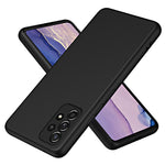 Rubberized 2.2mm TPU Phone Case for Samsung Galaxy A52 4G / 5G / A52s 5G , Fiber Lining Shock-Absorbing Cover