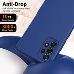 Rubberized 2.2mm TPU Phone Case for Samsung Galaxy A52 4G / 5G / A52s 5G , Fiber Lining Shock-Absorbing Cover