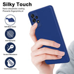 Rubberized 2.2mm TPU Phone Case for Samsung Galaxy A52 4G / 5G / A52s 5G , Fiber Lining Shock-Absorbing Cover