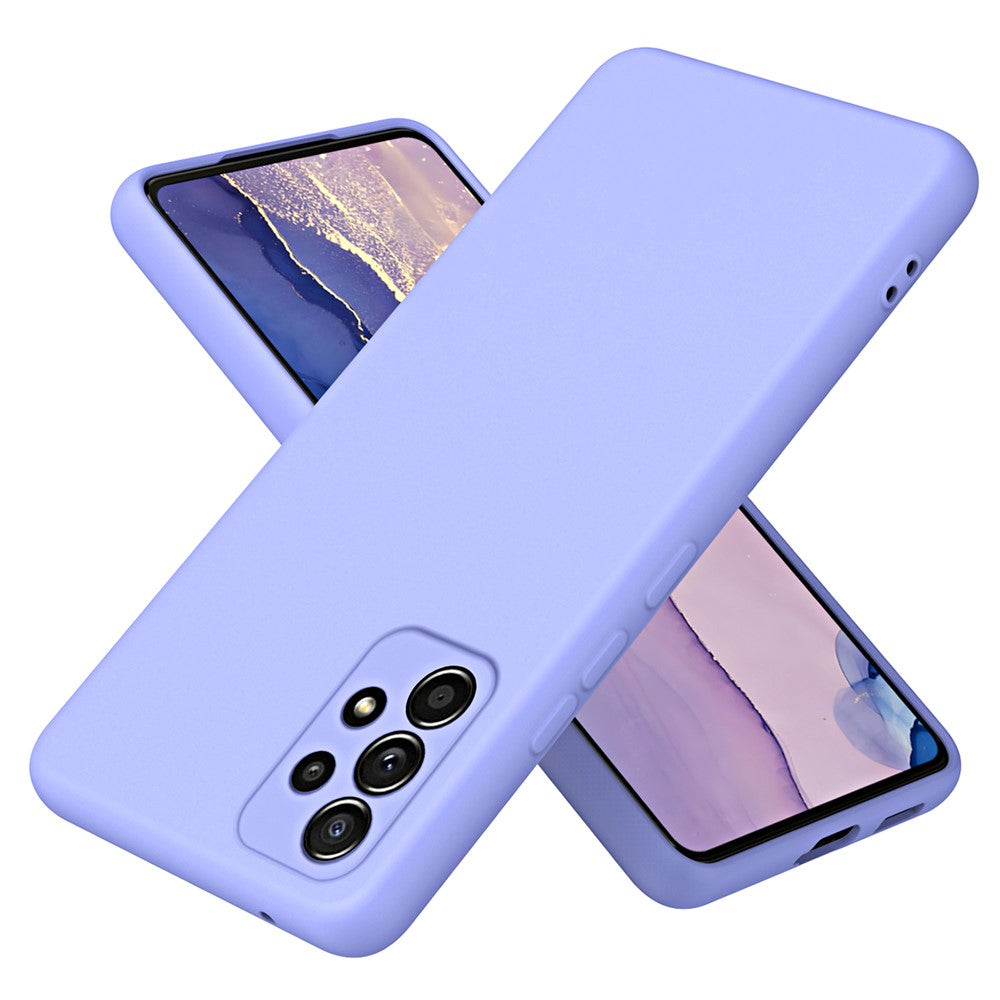Gummerat 2,2 mm TPU-mobilskal för Samsung Galaxy A52 4G / 5G / A52s 5G, stötdämpande fiberfoder