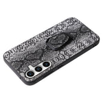 For Samsung Galaxy S23 FE PU Leather+TPU+PC Phone Cover Kickstand Cell Phone Back Case