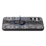 For Samsung Galaxy S23 FE PU Leather+TPU+PC Phone Cover Kickstand Cell Phone Back Case