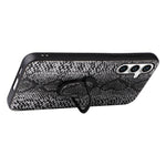 For Samsung Galaxy S23 FE PU Leather+TPU+PC Phone Cover Kickstand Cell Phone Back Case