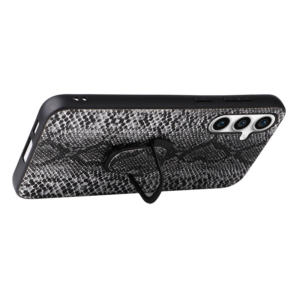 For Samsung Galaxy S23 FE PU Leather+TPU+PC Phone Cover Kickstand Cell Phone Back Case