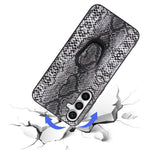 For Samsung Galaxy S23 FE PU Leather+TPU+PC Phone Cover Kickstand Cell Phone Back Case
