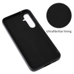 For Samsung Galaxy S23 FE PU Leather+TPU+PC Phone Cover Kickstand Cell Phone Back Case