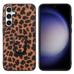 For Samsung Galaxy S23 FE PU Leather+TPU+PC Phone Cover Kickstand Cell Phone Back Case