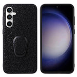 For Samsung Galaxy S23 FE PU Leather+TPU+PC Phone Cover Kickstand Cell Phone Back Case