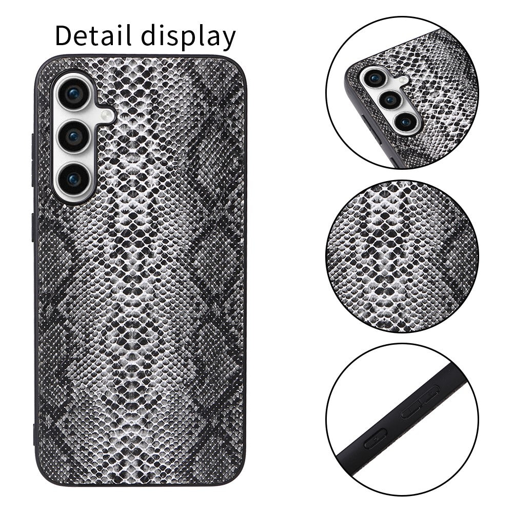 PU + PC+TPU Cell Phone Case for Samsung Galaxy S23 FE Anti-drop Mobile Phone Back Cover