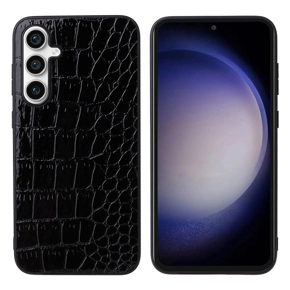 PU + PC+TPU Cell Phone Case for Samsung Galaxy S23 FE Anti-drop Mobile Phone Back Cover