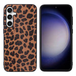PU + PC+TPU Cell Phone Case for Samsung Galaxy S23 FE Anti-drop Mobile Phone Back Cover