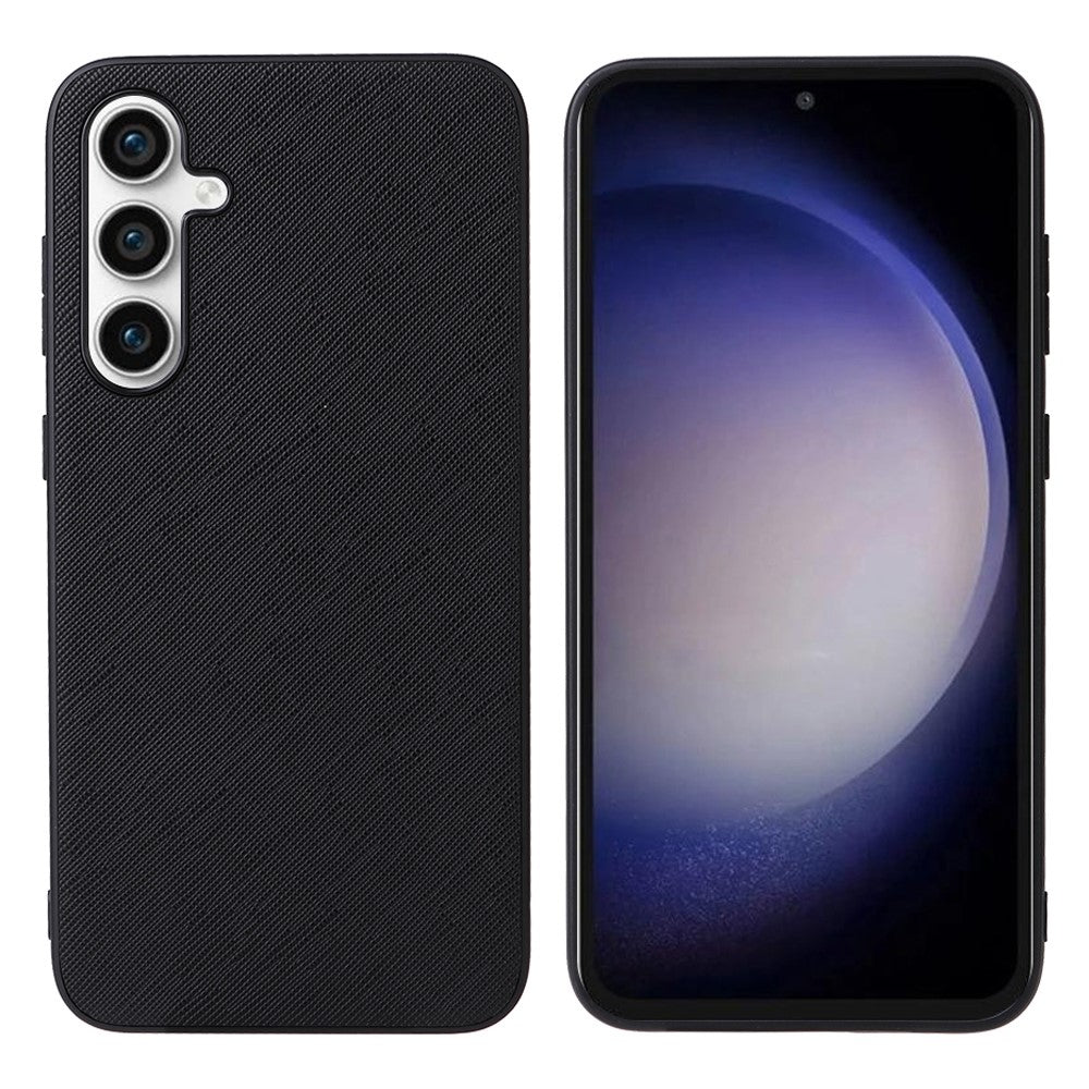 PU + PC+TPU Cell Phone Case for Samsung Galaxy S23 FE Anti-drop Mobile Phone Back Cover