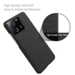 Slim-Fit Phone Shell for Xiaomi Redmi K60 Ultra / 13T / 13T Pro Cloth+Hard PC Protective Phone Cover Case