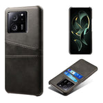 For Xiaomi Redmi K60 Ultra / 13T / 13T Pro Smartphone Cover Dual Card Slots PU Leather Coated PC Protective Case