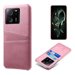 For Xiaomi Redmi K60 Ultra / 13T / 13T Pro Smartphone Cover Dual Card Slots PU Leather Coated PC Protective Case