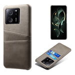 For Xiaomi Redmi K60 Ultra / 13T / 13T Pro Smartphone Cover Dual Card Slots PU Leather Coated PC Protective Case