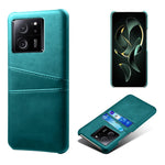 For Xiaomi Redmi K60 Ultra / 13T / 13T Pro Smartphone Cover Dual Card Slots PU Leather Coated PC Protective Case