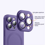 Magnetic Case for iPhone 13 Pro Compatible with MagSafe Liquid Silicone Phone Cover with Camera Lens Protector