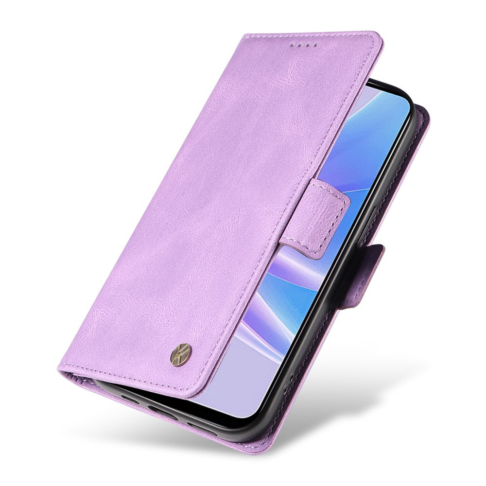 YIKATU YK-005 PU Leather Folio Cover for Oppo A58 5G / A78 5G , Skin-touch Wallet Stand Phone Case