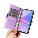 YIKATU YK-005 PU Leather Folio Cover for Oppo A58 5G / A78 5G , Skin-touch Wallet Stand Phone Case
