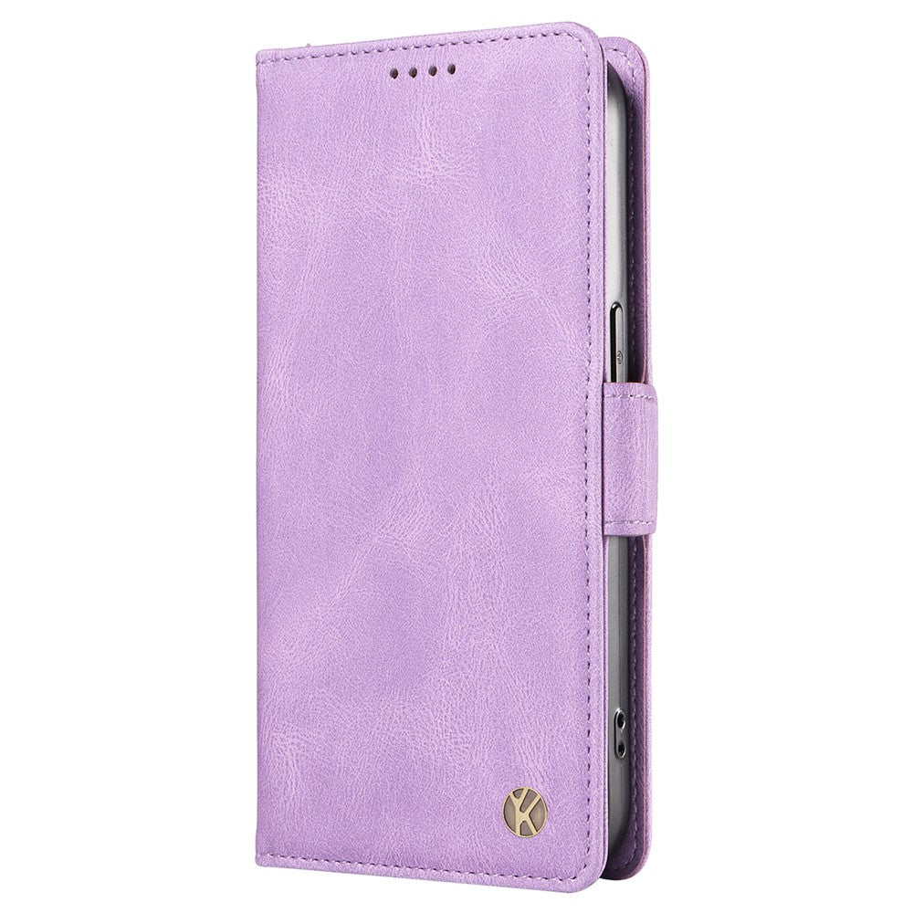 YIKATU YK-005 PU Leather Folio Cover for Oppo A58 5G / A78 5G , Skin-touch Wallet Stand Phone Case