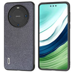 ABEEL For Huawei Mate 60 Pro Glittery Powder Leather Coated TPU+PC Case Anti-scratch Cell Phone Cover