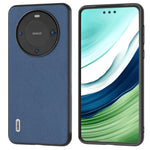 ABEEL For Huawei Mate 60 Pro Delicate Litchi Texture Phone Case Cowhide Leather+PC+TPU Cover