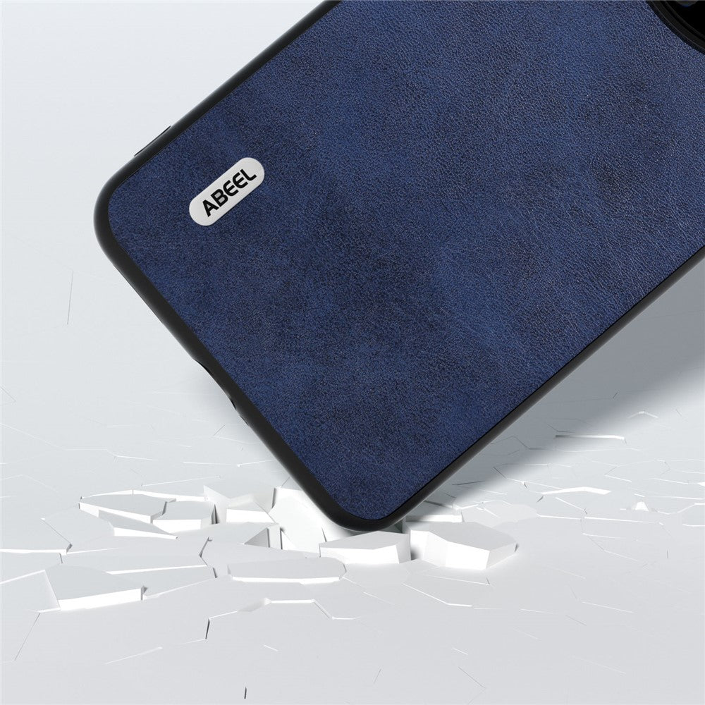 ABEEL For Huawei Mate 60 Pro Slim-Fit Cowhide Texture Cover PU Leather+TPU+PC Phone Case