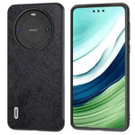 ABEEL Phone Case for Huawei Mate 60 , Slim-Fit Phone Shell Litchi Texture PU Leather + PC Cover