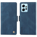 YIKATU YK-005 För Xiaomi Redmi Note 12 4G Skin-touch mobilskal PU-läder Plånboksfodral Stativ Skal