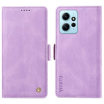 YIKATU YK-005 För Xiaomi Redmi Note 12 4G Skin-touch mobilskal PU-läder Plånboksfodral Stativ Skal
